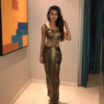 Tejasswi Prakash Instagram - It's the heart of gold and stardust soul that make you beautiful . Outfit- @alpareena ❤️