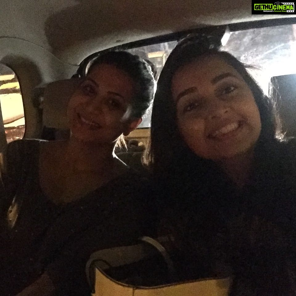 Tejasswi Prakash Instagram - #happiness When you're finally successful in getting some light in the carπ And that killer smile of yours @parineetaborthakur π