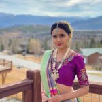 Tejasswi Prakash Instagram - Happy Diwali 🪔 . . #diwali2020 #indianwear #celebrations Silverthorne, Colorado