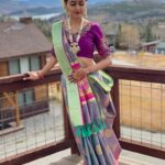 Tejasswi Prakash Instagram - Happy Diwali 🪔 . . #diwali2020 #indianwear #celebrations Silverthorne, Colorado