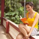 Tejasswi Prakash Instagram - Swipe 👈  When What You Say & What You Feel are in Disarray… I AM OK! Hiding behind the desolate sorrow, feeling that melancholy is here to stay overmorrow 👇 Taking a sojourn while turning each page, recuperating the soul with fervent adage… . . . Photography and Concept: Ipshita Dey Belgaonkar (@ipshita.db) Assistant: Bhagyashree Karande (@bhagyashree_karande) MAKE UP & HAIR: Jyoti Agarwal (@jyotiagarwal_mua) Post Production: Retouching Artists (@retouchingartists) Words and Thoughts : Ninad Vartak (@ninad.vartak.73) . . . #letsunlockhappiness #letstalkmentalhealth #mentalhealthday2020 020