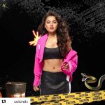 Tejasswi Prakash Instagram - #Repost @colorstv with @get_repost ・・・ We’re all pumped to see electrifying @tejasswiprakash pull off some killer stunts!😎 Watch the new episodes of #KKK10, every Sat-Sun at 9 PM, only on #Colors.