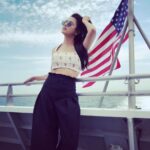 Tejasswi Prakash Instagram – i want to go back to watching whales 🐳 .
.
.
#throwback #whalewatching #coexist Boston, Massachusetts