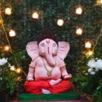 Tejasswi Prakash Instagram - Ganesh chaturthichya tumha sarvaanna hardik shubhecha... . This was the first time I not only made the whole murti myself but also did the whole decoration... . . #ganpatibappamorya #festival #ganesha