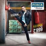 Tiger Shroff Instagram – All pumped up about the new collection of #TigerForForca Flex Denims – they pack a punch! Shop @lifestylestores or www.lifestylestores.com for the must-have Forca collection and don’t forget to tell me how much you love them!