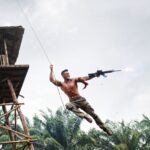 Tiger Shroff Instagram - Went through some rigorous training to make this happen! Witness Action of #Baaghi2 out at 9 PM! #GetReadyToFight 👊🏼 @DishaPatani #SajidNadiadwala @khan_ahmedasas @Nadiadwalagrandson @FoxStarHindi @WardaKhanNadiadwala #Baaghi2onMarch30