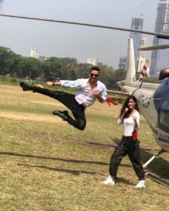 Tiger Shroff Instagram - You guys got us flying, all over again. 😊❤️ #thanksforthelove #baaghis #baaghi2trailer out at #3PM @dishapatani #sajidnadiadwala @khan_ahmedasas @nadiadwalagrandson @foxstarhindi @tseries.official