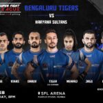 Tiger Shroff Instagram – Guys make sure you tune in to @mtvindia tonight at 8pm to watch my team @bengalurutigers as they go head to head with #HaryanaSultans! Gooooo tigers! Get that win! 👊
@superfightleague @gqindia @psbhp @billdosanjh @dhruvchaudhary999 #mytvindiasuperfightleague #bengalurutigers