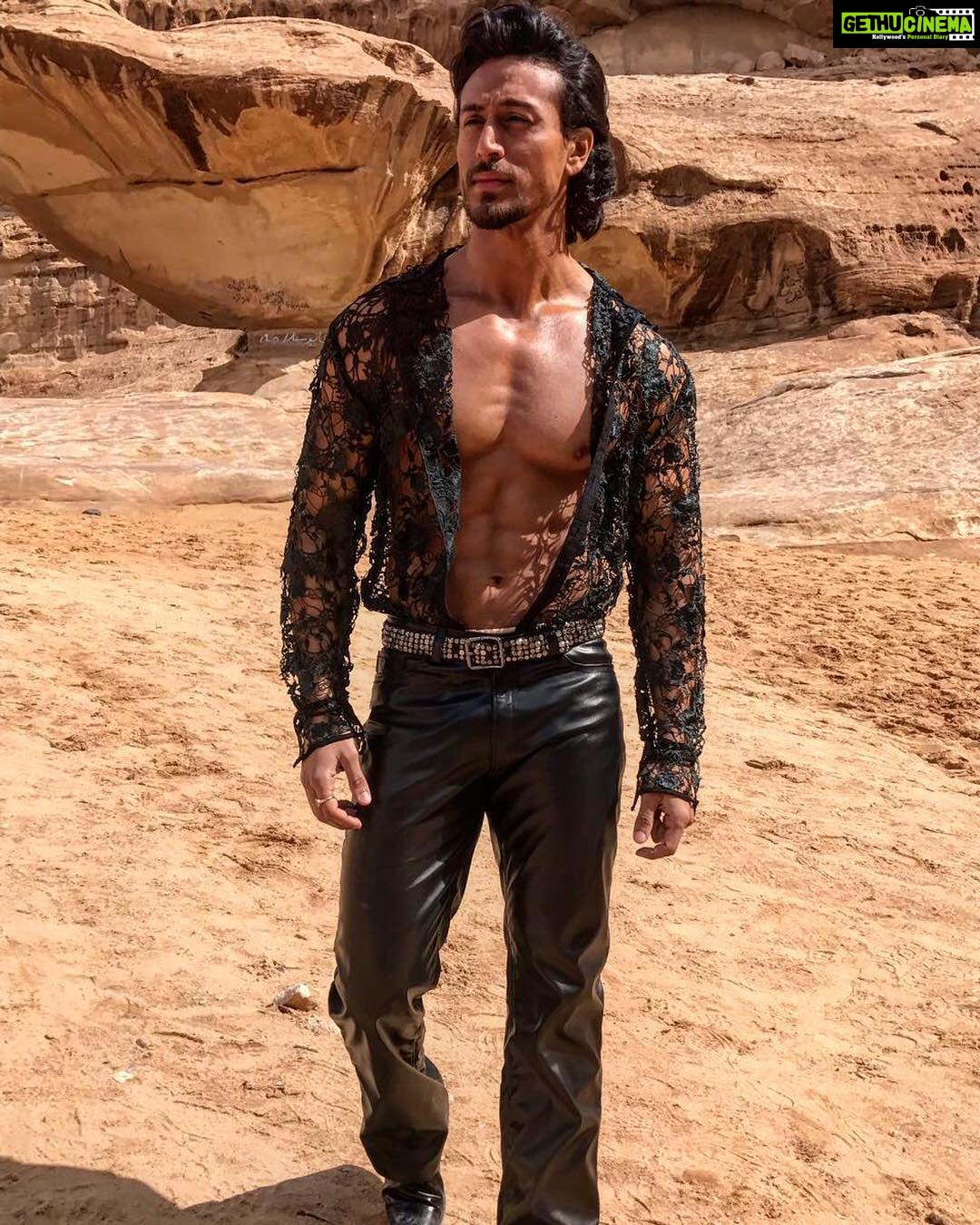 Tiger Shroff Instagram - Trying to blend in with the rocks #rockamongrocks #beautifuljordan