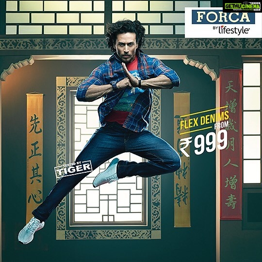 Tiger Shroff Instagram - #FlexingTheSuperFlexible #FlexDenims by @lifestylestores! #TigerForForca #TestedByTiger www.lifestylestores.com