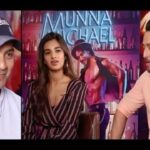 Tiger Shroff Instagram - 😄🙈 #Repost @teamtigershroff What about a musical next!? 😏 #UnleashingTheMichaelWithin 😄❤️ - @tigerjackieshroff confesses his love for singing, and sings #Befikra in an interview with @ifaridoon during #MunnaMichael promotions. #TigerShroff #BollywoodHungama #TalkingFilms