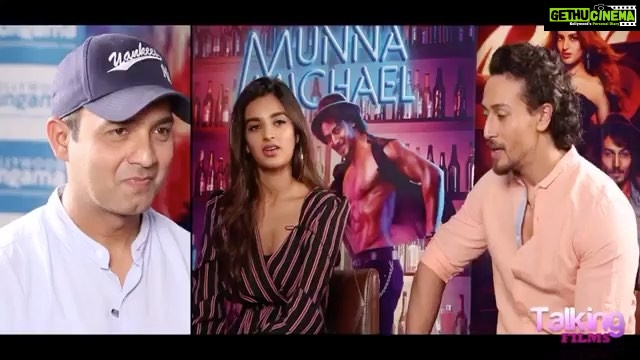 Tiger Shroff Instagram - ππ #Repost @teamtigershroff What about a musical next!? π #UnleashingTheMichaelWithin πβ€οΈ - @tigerjackieshroff confesses his love for singing, and sings #Befikra in an interview with @ifaridoon during #MunnaMichael promotions. #TigerShroff #BollywoodHungama #TalkingFilms