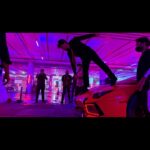 Tiger Shroff Instagram – Heres a little bts of creating some choreo on the lambos on set, had about 5 mins to rehearse this shot with my boys, i think i got a lot higher in the actual take, after busting my neck and burning my back i think it was worth it atleast. Watch out for one of the most exhilarating sequences coming soon❤️ #heropanti2 #thiseid #29april