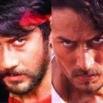 Tiger Shroff Instagram - So lucky to be his son...and so unlucky to try n take his legacy forward. @apnabhidu #bestdad #besthero #bestfriend #hugeshoestofill #happyfathersday