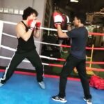 Tiger Shroff Instagram - Back to the grind #gettingsometraininginbetweenpromotions#munnajhagdanahikarta 🙏😊👊 #munnamichael