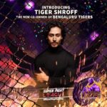 Tiger Shroff Instagram - Thank you! Happy to be a small part 😊 #Repost @thefightleague ・・・ Welcome to the cage @tigerjackieshroff! @bill_dosanjhsfl #TigerShroff #BengaluruTigers #SuperFightLeague #NeverStopFighting #SFL