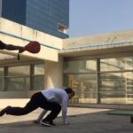Tiger Shroff Instagram - Spinning off the year with some spin kicks. Also need to burn all those #christmas and #newyear calories 😅 #newyearresolutionontrack