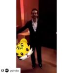 Tiger Shroff Instagram - Victory dance :) #Repost @gqindia with @repostapp ・・・ That time @tigerjackieshroff proved he's got no bones, at the #GQAwards. #TBT #Snapchat #TigerShroff #Dance #BTS #AboutThatNight