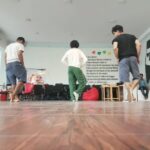 Tiger Shroff Instagram - #ItsNotEasyDancingLikeASuperhero #WorkedMyBootyOffForThis #BeatPeBooty #DanceRehearsals #AFlyingJatt