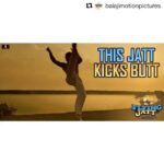 Tiger Shroff Instagram - #Repost @balajimotionpictures ・・・ Our super jatt is flying high and kicking some butt. Catch #AFlyingJattTrailer now: http://bit.ly/AFlyingJatt-Trailer @teamtigershroff @jacquelinef143 @remodsouza #TigerShroff #JacquelineFernandez #RemoDSouza