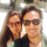 Tiger Shroff Instagram - #cheerleader #motivator #allsetfortomorrow #iifa2016 @kishushroff Madrid, Spain