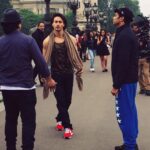 Tiger Shroff Instagram - Creating...moving....feeling...with the creators @sambombay @pareshshirodkar @dishapatani #befikra