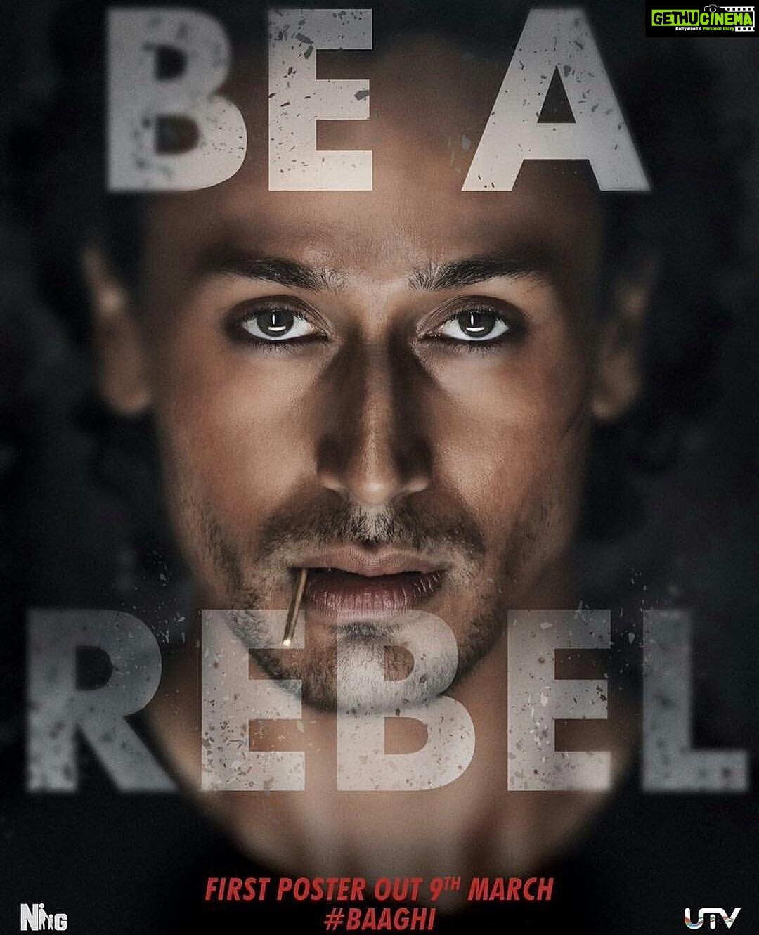 Tiger Shroff Instagram - Shradddzzzz thank you love you #Repost @shraddhakapoor ・・・ Presenting... MY FAVORITE REBEL! #BAAGHI HAPPY BIRTHDAY @tigerjackieshroff ❤️ #BeARebel @baaghiofficial