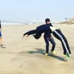 Tiger Shroff Instagram - Early morning training with the team...together everyone achieves more. #Baaghi climax action prep. Eye of the tiger mode!