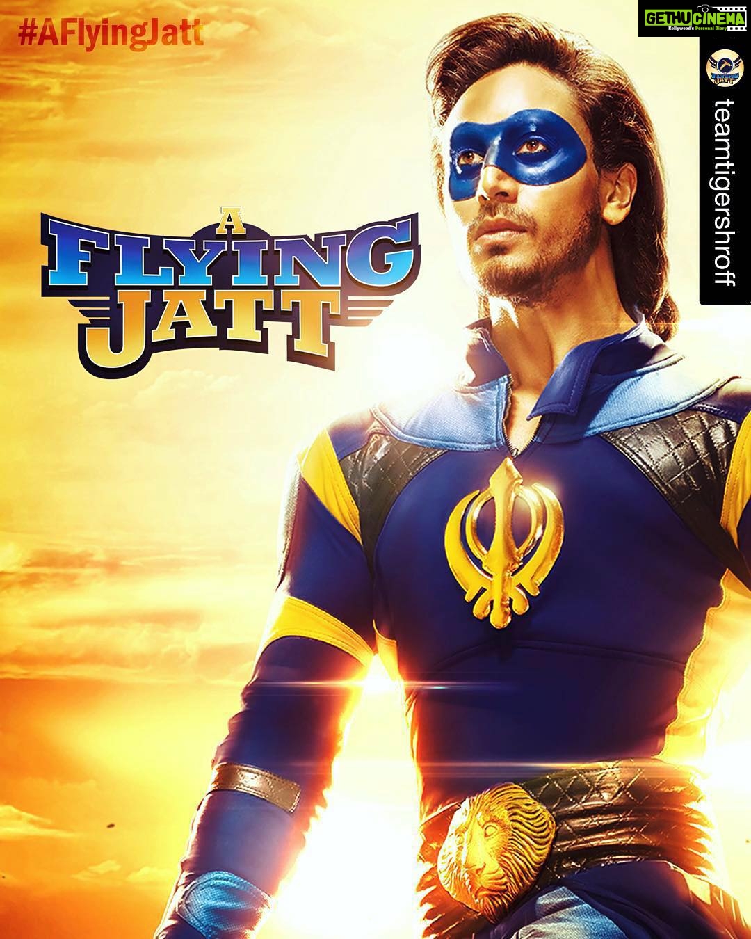 Tiger Shroff Instagram - #Repost @teamtigershroff ・・・ Hope has a new name, evil has a new face. ❤️ Watch #AFlyingJatt first look motion poster at the link in the bio ✌🏻️ ft #TigerShroff #NathanJones