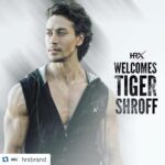 Tiger Shroff Instagram - Even though he's a superhero I hope I can lend him whatever lil powers I have to help spread the Hrx vision. Being super-human :D #TigerForHRX #Repost @hrxbrand ・・・ We proudly welcome Tiger Shroff as he embarks on the journey of being a part of our brand. A fierce fitness enthusiast and performer who overcomes obstacles, Tiger Shroff is someone who embodies the philosophy the brand stands for. #TigerForHRX