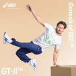 Tiger Shroff Instagram - A revamped retro runner by ASICS' SportStyle, the GT-II™️ sneaker celebrates the 35th year of GEL™️ technology and everlasting style. I love that the latest version also features several sections of the upper being composed of recycled materials, which includes mesh and synthetic suede. #GTII #SoundMindSoundBody #ASICS #ASICSIN @asicsindia