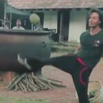 Tiger Shroff Instagram - Scored goals and baskets before....but coconuts are another story🧉🌰 😅close one though...#throwback #baaghi