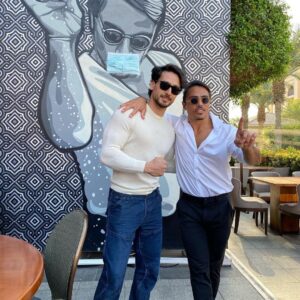 Tiger Shroff Instagram - So inspiring watching your craft live, thanks for the meal @nusr_et 🧂❤️🔥