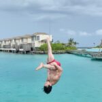 Tiger Shroff Instagram - Other than my red shorts everything else in this frame is a sight for sore eyes😍🌏❤️ @intercontinental_maldives #intercontinentallife #intercontinentalmaldives #unbelievableexperience
