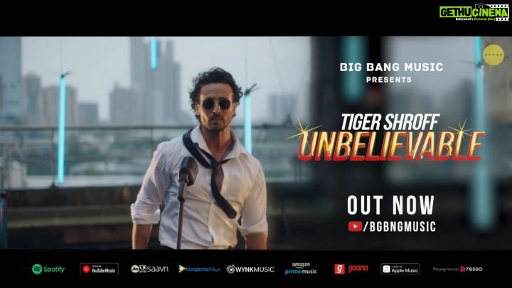 Tiger Shroff Instagram - And just when I thought jumping off one building to another was tough...for me this has been the most challenging yet full-filling experience. Highest respect to musicians all across the globe, so much to learn ... but until then here's presenting our humble effort❤️ #YouAreUnbelievable out now! @bgbngmusic @gauravxwadhwa @iamavitesh @dgmayne @punitdmalhotra @paresshss @santha_dop @thepenthousenyc @krossovergroup @im.simona