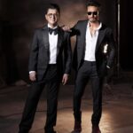 Tiger Shroff Instagram - Men in black! @fhmindia @wardakhannadiadwala @ubon_official @avigowariker