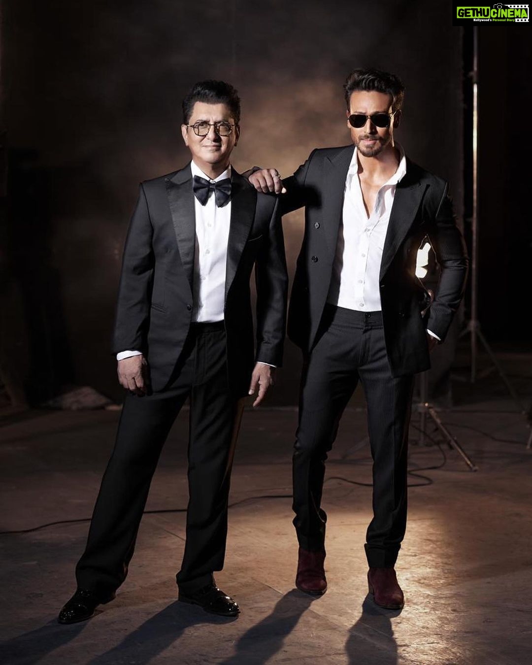 Tiger Shroff Instagram - Men in black! @fhmindia @wardakhannadiadwala @ubon_official @avigowariker