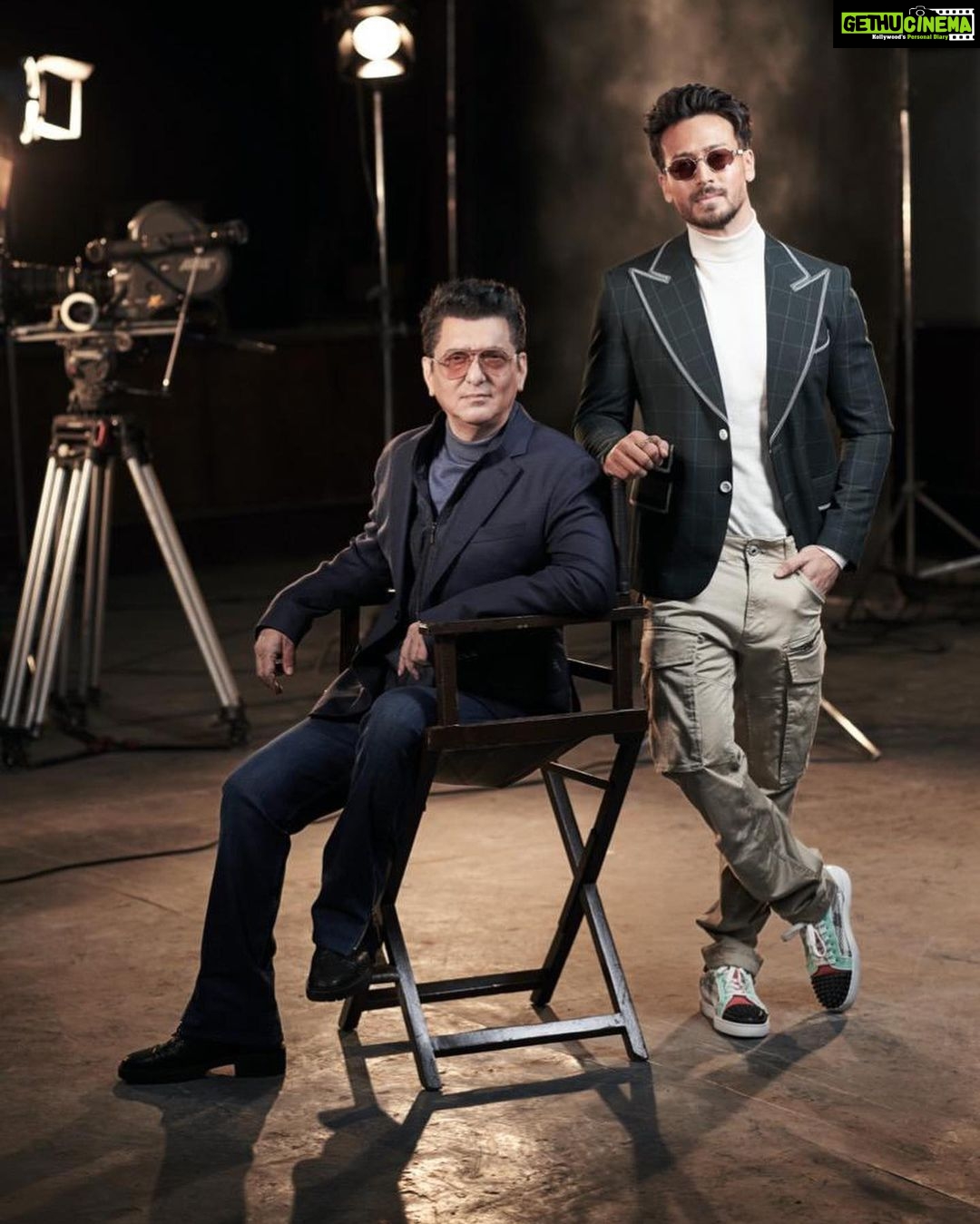Tiger Shroff Instagram - Men in black! @fhmindia @wardakhannadiadwala @ubon_official @avigowariker