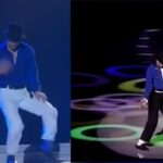 Tiger Shroff Instagram - Mj - Let me show you how its done kid.. just dont kick with the wrong leg. #mjforever #heroforlife 🙏