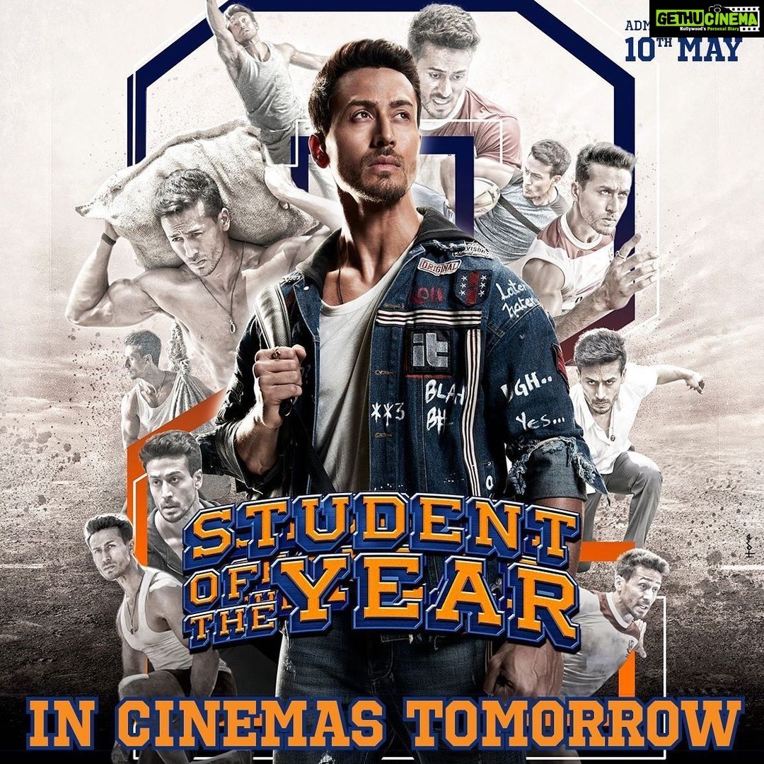 Tiger Shroff Instagram - It starts tomorrow! #SOTY2Tomorrow Book your tickets now (link in bio) @karanjohar @apoorva1972 @tarasutaria @ananyapanday @punitdmalhotra @dharmamovies @foxstarhindi @zeemusiccompany #SOTY2 #SOTY2onFriday