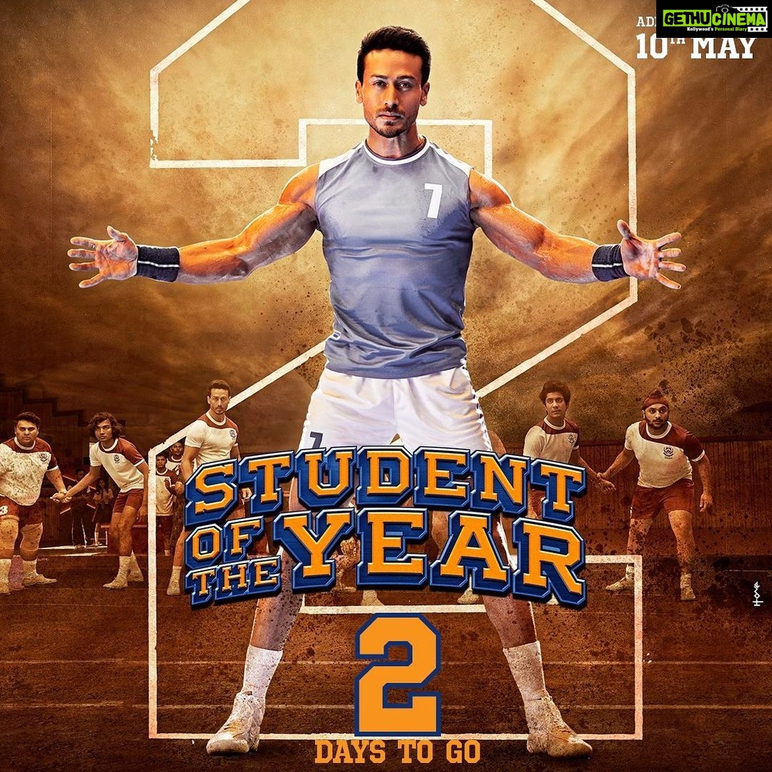 Tiger Shroff Instagram - All in or nothing! See you guys in cinemas near you! #2DaysToSOTY2 Book your tickets now (link in bio) @karanjohar @apoorva1972 @tarasutaria @ananyapanday @punitdmalhotra @dharmamovies @foxstarhindi @zeemusiccompany #SOTY2 #StudentOfTheYear2
