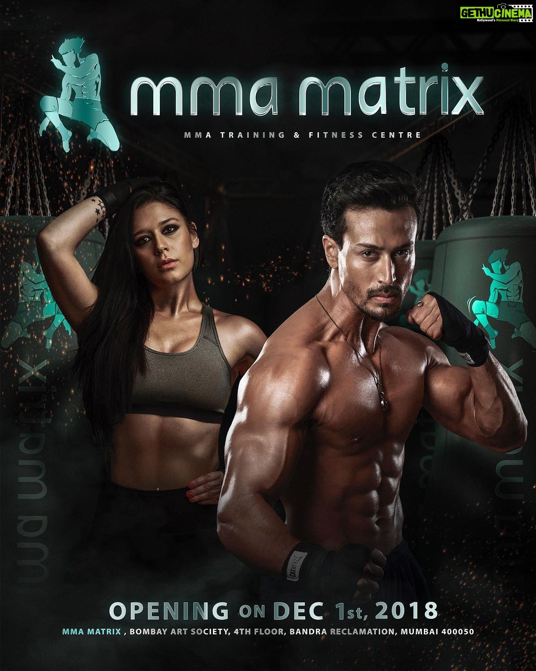 Tiger Shroff Instagram - #Repost @kishushroff - Super excited to share this with all of you! Blessed to be able to share my passion and take it forward alongside my biggest inspiration, @tigerjackieshroff. ♥️ Become the best version of YOU. 💪🏼 Come through! 😁 @mmamatrixofficial
