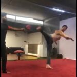 Tiger Shroff Instagram - Work in progress...post injury rehab, miss the days i used to heal overnight 😝barely managed a triple 🙈 #comebackstronger