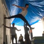 Tiger Shroff Instagram - Learning a few more skills from the new #spiderman game 😝#exploring #unlocking #newavenues