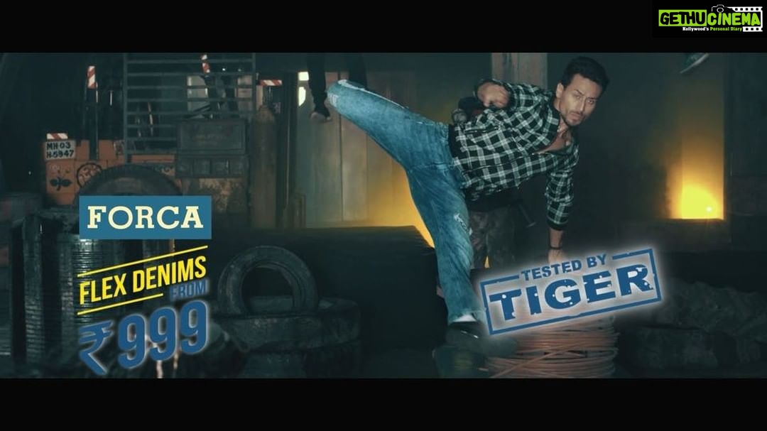 Tiger Shroff Instagram - Watch me sprint across all obstacles in my super flexible FORCA by @lifestylestores denims! Pick your pair of Forca denim at Lifestyle stores or online - http://bit.ly/2QF4OdS #TigerForFORCA #ForcabyLifestyle #TestedbyTiger