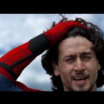 Tiger Shroff Instagram - Still hungover from #Avengers, literally...#somethingaboutthatsuit! #throwback #wheniputitonforspideypromotions #missmylonghair...#sometimes
