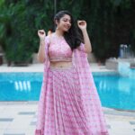 Varsha Bollamma Instagram - Feeling pinktastic 😋💗💞Outfit : @issadesignerstudio Pc @thescienceofphoto Styled by @officialanahita