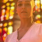 Vignesh Shivan Instagram - #Nofilter only natural Glitter 🤩 #wikkiclicks📷 #sacradafamilia The natural sunlight that caressed through the painted glass , kissed her skin before I could 😍😌🥰 ! The light , the mood , the original ambience of this place ! Was a never before felt experience for the both of us! Sharing some pics that I enjoyed clicking in this series of #wikkiclicks📷 #SacradaFamilia #Barcelona #spain #magical #moments #NoFilter #Shotoniphone13 #iphone13 #portraitphotography