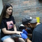 Warina Hussain Instagram - old tattoo, new modifications, same life, new beginnings 🦾 got inked by @tattooami3 we made some solid gates out there 😉 #inked #tattoo #love #hajajajjajajakaoao #okbye
