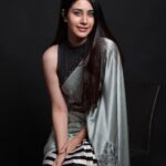 Warina Hussain Instagram - 🖤 saree @neerusindia styled @bharatg18